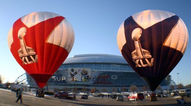 Super Bowl XLV Hot Air Balloons at Cowboy Stadium