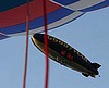 Ford Balloon in flight with Blimp